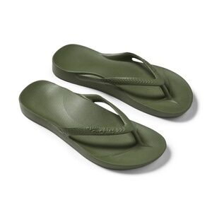 NWOT Archies Unisex Flip Flops Olive Green size M15/W16